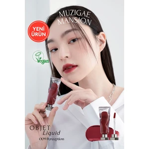 Muzigae Mansion Gül Özlü, Yumuşak Dokulu, Nemlendirici ve Kalıcı Tint Muzıgae Mansıon Objet Liquid (009 Perception)