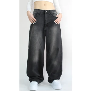 Eskitme Yıkama Unisex Baggyjeans Pantolon