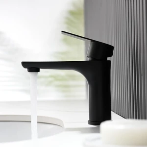 Fawer Faucet & Shower Siyah Lavabo Bataryası - 600 -Bb