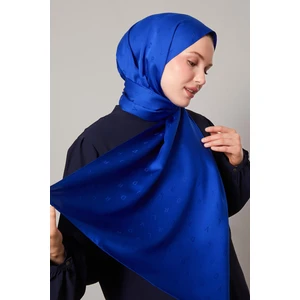 Saks Mini Lvd Baskılı Jakarlı Şal