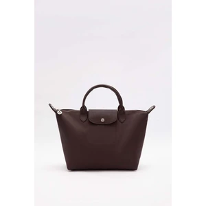 Camel Deri Kapaklı Omuz Çantası