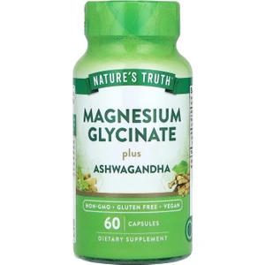 Nature's Truth, Magnesium Glycinate Plus Ashw, 60 Capsules