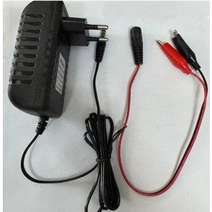 Weko 14.4 Volt 1 Amper 5.5x2.5 mm Uçlu + Krokodil Aparatlı Akü Şarj Cihazı Aleti WK-29112