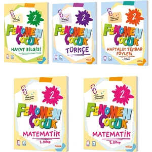 Fenomen Çocuk 2. Sınıf 5’li Set 2025-2026 Yeni Müfredat ( Türkçe-Matematik 2 Kitap-Hayat Bilgisi - Haftalıködev Fasikül