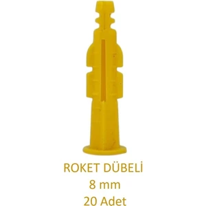 Roket Dübeli 08MM 20 Adet