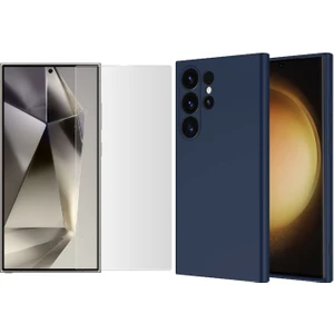 Samsung Galaxy S24 Ultra Uyumlu Kılıf Vendas Mara Lansman Kapak + Nano Ekran Koruyucu