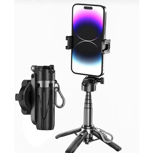 iPhone 15 Pro Max Uyumlu Magsafe Profesyonel Tripod 360 Döner Başlık Hafif Taşınabilir Selfie