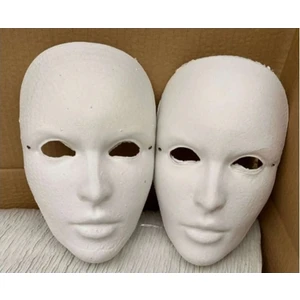Boyanabilir Karton Maske - 2 Adet