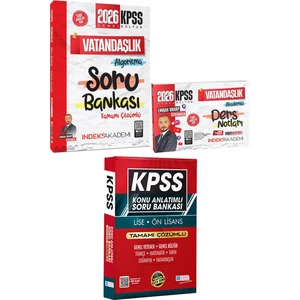2026 Kpss Vatandaşlık Algoritma Soru Vatandaşlık Akademisi Ders Notu - Lise Önlisans Konu Ant. Soru
