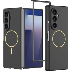 Nova Global Galaxy Z Fold 7 Kılıf Wireless Şarj Özellikli Zore Kıpta M-Safe Kapak