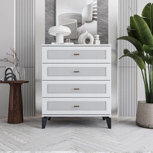 Libra 4 Çekmeceli Şifonyer Tamamı Mdf (Beyaz)