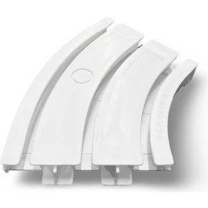 3 Raylı Perde Rayı Korniş 45° Dönüş Köşe Aparatı