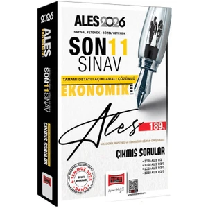 2026 Ales Sayısal-Sözel Yetenek Son 11 Sınav Çıkmış Sorular (Ekonomik Baskı)