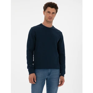 Pierre Cardin Erkek Lacivert Regular Fit Sweatshirt 50311649-VR033