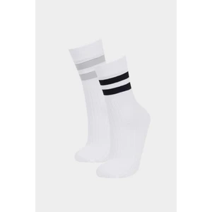 Kız Çocuk 2'li Diz Altı Çorap F8995A8NS