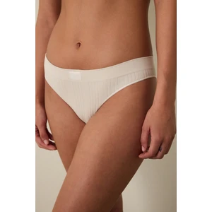 Ekru Dikişsiz Normal Bel Slip