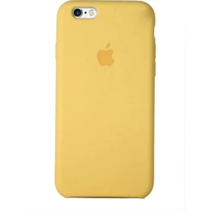 Piyasa Sepeti Apple iPhone SE 2020 Uyumlu Logolu Içi Kadife Altı Açık Lansman Sarı Silikon Kılıf