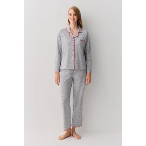 Nancy Gömlek Yaka Pijama Takımı