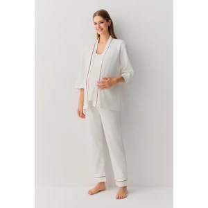 Pearl 3 Parçalı Hamile Lohusa Pijama Takımı