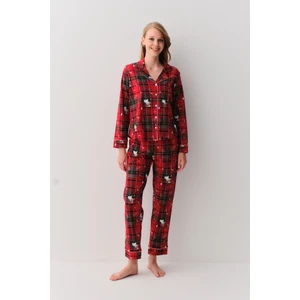 Koalina Gömlek Yaka Pijama Takımı