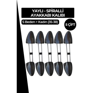 5 Çift Comfy Yaylı Ayakkabı Kalıbı 35-38 Kadın