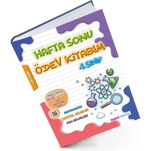 Mavi Deniz 2024 4. Sınıf Hafta Sonu Ödev Kitabım
