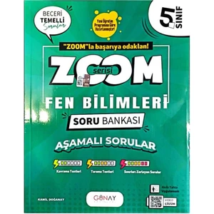 Günay Yayınları 5.sınıf Zoom Fen Bilimleri Soru Bankası-Yeni Müfredat Yeni Baskı-