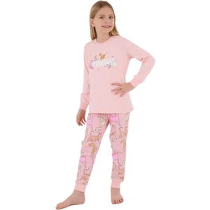 Rolypoly Kız Çocuk Pembe Pijama Takımı