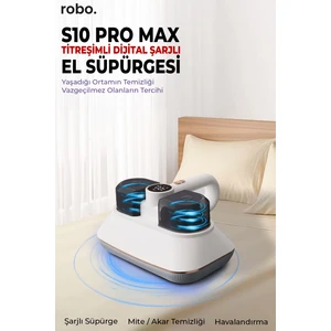 S10 Pro Max Titreşimli Dijital El Süpürgesi 