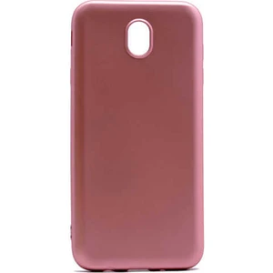 noktaks - Samsung Galaxy J5 Pro - Kılıf Mat Soft Premier Silikon Kapak - Rose Gold - T1657
