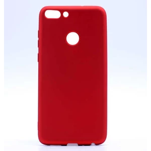 noktaks - Huawei P Smart - Kılıf Mat Soft Premier Silikon Kapak - Kırmızı - T1703