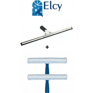 45 cm Cam Silme Aparatı Metal Çekçek ve 2 Adet 45 cm Cam Peluş