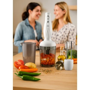 1200 Watt + SR-2110 Elite Mix 1700 Watt Blender Seti Beyaz 3 Yıl 550-850 Plastik Plastik