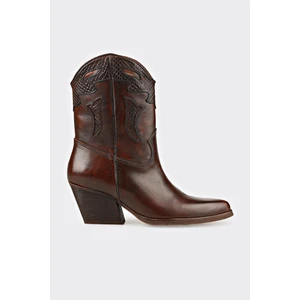 Kahve Deri Kadın Bot