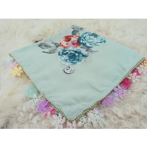 ve Reyhan El Emeği Iğne Oyası Yazma , Fular ,yemeni, Mevlüt Örtüsü ,hediyelik 4 Kenarı Oyalı