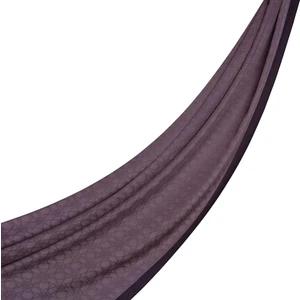 Ipekevi Dört Mevsim Monogram Desen Şal 04356-İNCIR Moru