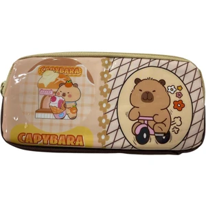 Capybara Çift Gözlü Kalem Çantası 6478
