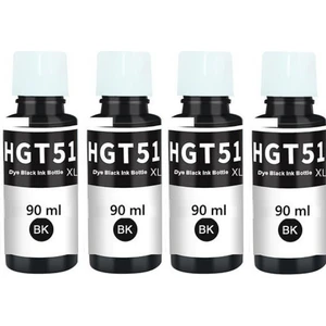 Hp Smart Tank 515 (1TJ09A) Yazıcı Uyumlu 90 ml Muadil Mürekkep Seti GT-51XL/GT51XL/GT51