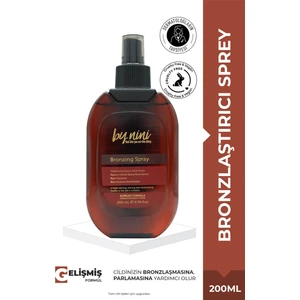 Kakao ve Havuç Ekstresi Içeren Işıltı Destekleyici Yoğun Bronzlaştırıcı Sprey 200 ml