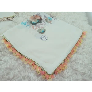 ve Reyhan El Emeği Iğne Oyası Yazma , Fular ,yemeni, Mevlüt Örtüsü ,hediyelik 4 Kenarı Oyalı