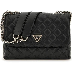 Kadın Kapitone Zincir Askılı Omuz Çantası - Siyah