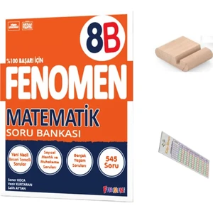8.sınıf 8 B Matematik Soru Bankası 2025-2026 +Çözüm Ayracı+Telefon Tutucu