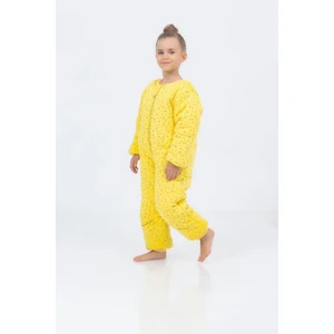 Kız Erkek Çocuk Kalın Elyaf Dolgulu Premium Kalite 2.5 Tog Desenli Uyku Tulumu