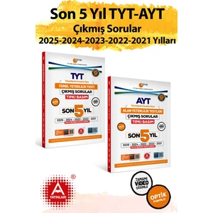 Son 5 Yıl Ayt ve Tyt Sınavları Ösym Çıkmış Sorular Tıpkı Basım 2026 Model