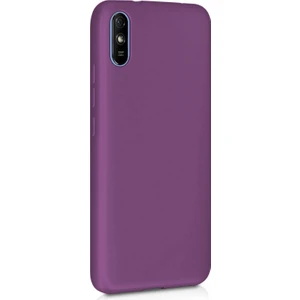 Xiaomi Redmi 9A Premium Silikon Kılıf Mor