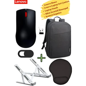 Mouse Kablosuz GY51L52638, Laptop Sırt Çantası, Kamera Kapatıcı, Laptop Standı, Mousepad,