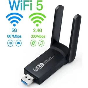 AC1300 Wi-Fi 5G  Dualband 1300 Mbps Kablosuz Wireless Adaptör