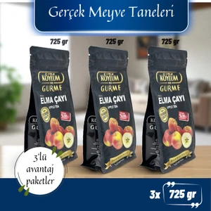 Elma Çayı 725 gr Meyve Taneli (3'lü Paket)