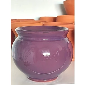 Dışı Sırlı Toprak Saksı