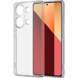 Xiaomi Redmi Note 14S Uyumlu Kılıf Zebana Şeffaf Soft Silikon Kılıf Şeffaf